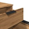 vidaXL Mobiler Aktenschrank mit Rollen Artisan Eichen-Optik 45x38x54cm