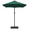 vidaXL Garten-Sonnenschirm Gr&uuml;n 385 x 209 x 244 cm Polyester