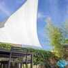 Livin'outdoor Sonnensegel Como Polyester Dreieckig 3x2,5x2,5 m Wei&szlig;