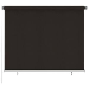 vidaXL Au&szlig;enrollo 185 (B)x140 (H) cm Braun HDPE