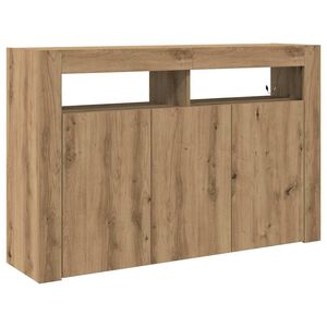 vidaXL Sideboard Artisan-Eiche 116 x 30 x 75 cm Holzwerkstoff