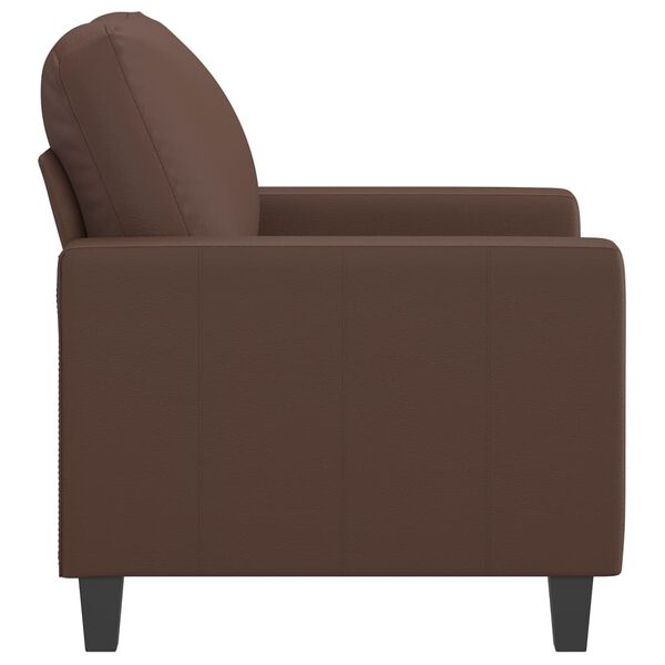 vidaXL Sessel Braun 60 cm Kunstleder