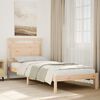 vidaXL Massivholzbett Extra Lang ohne Matratze 100x220 cm