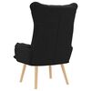 vidaXL Sessel Schwarz 69 x 74 x 93 cm Stoff und Sperrholz