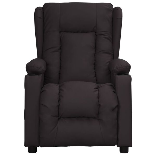 vidaXL Relaxsessel Schwarz Kunstleder