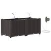 vidaXL Garten-Pflanzgef&auml;&szlig; 2 pcs Braun Stahl
