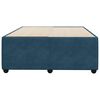 vidaXL Bettgestell Blau 120x190 cm Samt