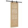 vidaXL Schiebet&uuml;r ORKDAL 73,5 x 211 cm Massives Kiefernholz Natur
