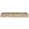 vidaXL Ottoman Bettgestell mit Speicher Sonoma-Eiche 193 x 120 x 25 cm