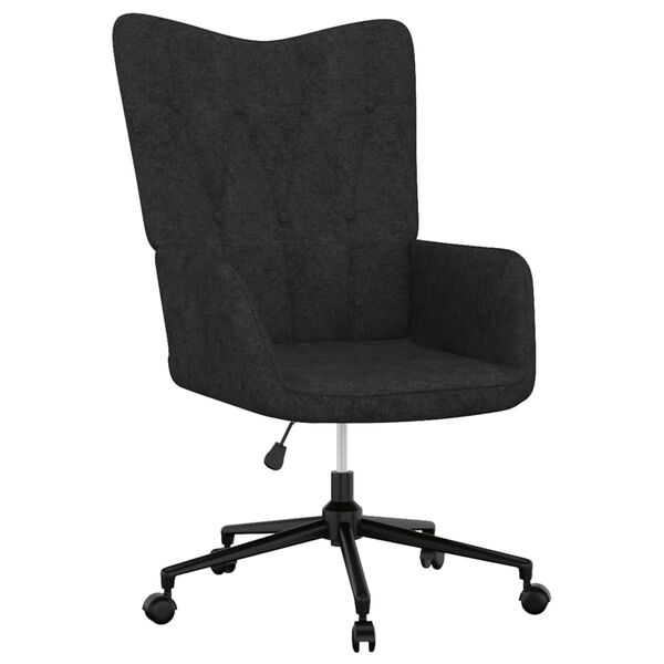 vidaXL Relaxsessel Schwarz Stoff