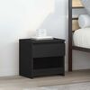 vidaXL Nachttische 2 Stk. Schwarz 40x30x39 cm Holzwerkstoff