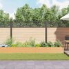 vidaXL Hochbeet Hellbraun 582 x 100 x 36 cm Verzinkter Stahl