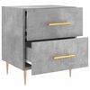 vidaXL Nachttisch Betongrau 40x35x47,5 cm Holzwerkstoff