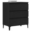 vidaXL Sideboard Schwarze Eiche 60 x 35 x 70 cm Holzwerkstoff