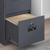 vidaXL Aktenschrank Anthrazit 44 x 50 x 106,5 cm Kaltgewalzter Stahl