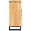 vidaXL Sideboard mit Speicher Braun 60 x 33 x 75 cm Massivholz Mango
