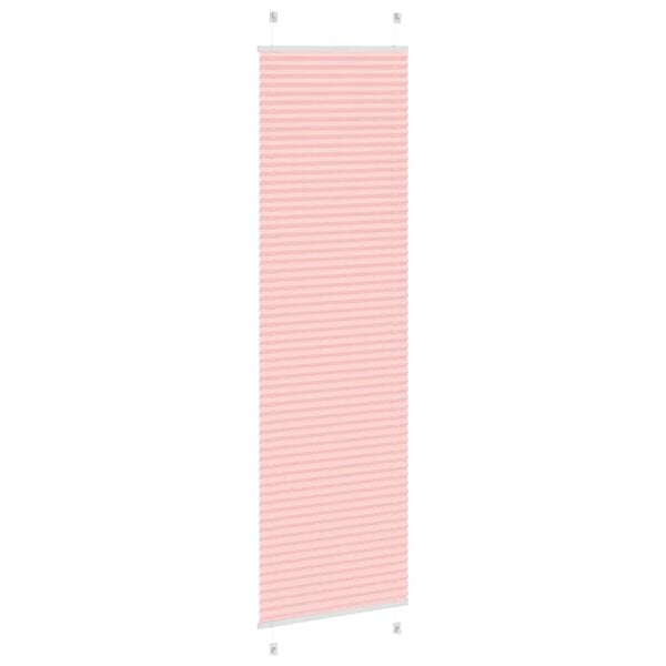 vidaXL Plissee Rosa 55x200 cm Stoffbreite 54,4 cm Polyester