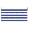 vidaXL Gartenbank-Auflage Blau&Wei&szlig; Gestreift 100x50x4cm Oxford-Gewebe