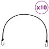 vidaXL Gummiseile Reflektierend mit Haken 10 Stk. 100 cm