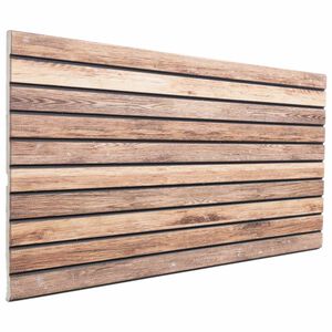 vidaXL Wandpaneele 5 pcs Hellbraun 100 x 50 cm EPS-Schaum