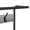 vidaXL Garderobenst&auml;nder Graues Sonoma 75 x 34 x 184 cm Holzwerkstoff