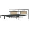 vidaXL Bettgestell ohne Matratze Sonoma-Eiche 183x213 cm Holzwerkstoff