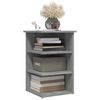 vidaXL Beistellregal Grau Sonoma 35x35x55 cm Holzwerkstoff