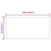 vidaXL LED-Badspiegel 100x50 cm