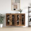 vidaXL Wandmontierte Schr&auml;nke 2 pcs Altholz 69,5 x 34 x 90 cm