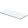 vidaXL Regalboden Glas Transparent 40x12 cm