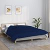 vidaXL Gewichtsdecke Blau 220x230 cm 11 kg Stoff