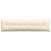 vidaXL R&uuml;ckenkissen Creme 200 x 50 cm Cordstoff