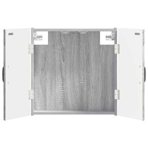 vidaXL Dartboard Schrank HAARLEM Sonoma-Grau 52,5 x 10,5 x 53,5 cm