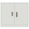 vidaXL Aufbewahrungsschrank Wei&szlig; 80 x 40 x 70 cm Stahl