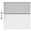 vidaXL Balkenjalousien Silber 130 x 125 cm Aluminium