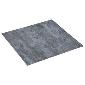 vidaXL Bodenplanken Grau Marmor 5,11 m&sup2; 55 Stk. PVC
