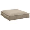 vidaXL Palettenkissenset 2 pcs Taupe Oxford-Stoff