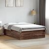 vidaXL Bettgestell Braun Eichen-Optik 160x200 cm Holzwerkstoff