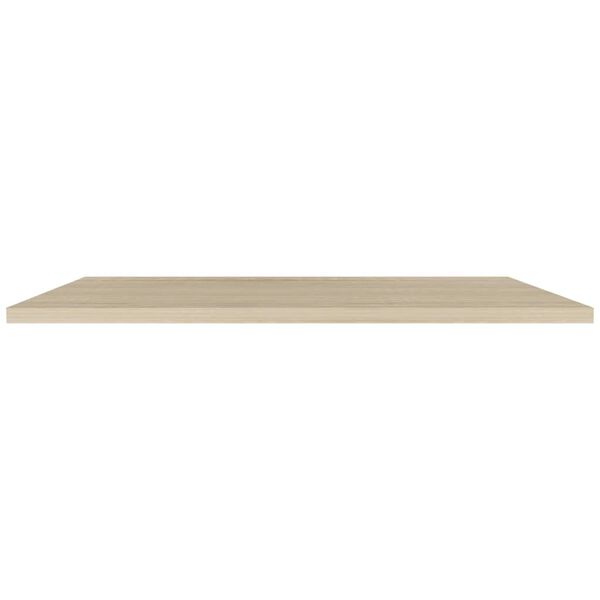 vidaXL Schweberegale 4 Stk. Eichen-Optik 120x23,5x3,8 cm MDF