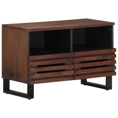 vidaXL TV-Schrank Braun 70x34x46 cm Massivholz Mango