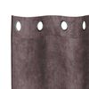 vidaXL Samtvorh&auml;nge mit Vorh&auml;ngen 2 pcs Braun 260 x 140 cm Samt
