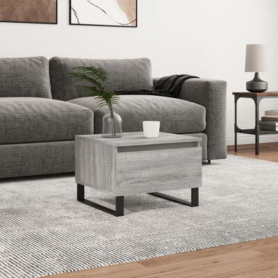 vidaXL Couchtisch Grau Sonoma 50x46x35 cm Holzwerkstoff