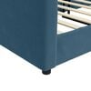 vidaXL Tagesbett Blau 80x200 cm Samt