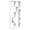 vidaXL Raumteiler-B&uuml;cherregal Wei&szlig; 67x25x161,5 cm Holzwerkstoff