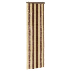 vidaXL Insektenschutzvorhang Chenille Braun und Beige 56 x 185 cm