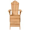 vidaXL Adirondack-Stuhl 2 pcs Braun 137 x 77 x 95 cm Massivholz Teak