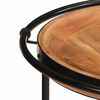 vidaXL Beistelltisch Ø55x60 cm Massivholz Akazie