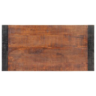 vidaXL Esstisch 120x60x76 cm Raues Mango-Massivholz