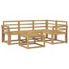 vidaXL Outdoor-Sofagarnitur 5 pcs Wei&szlig; 59 x 59 x 37 cm