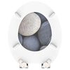 SCH&Uuml;TTE Toilettensitz mit Absenkautomatik GREY STONE